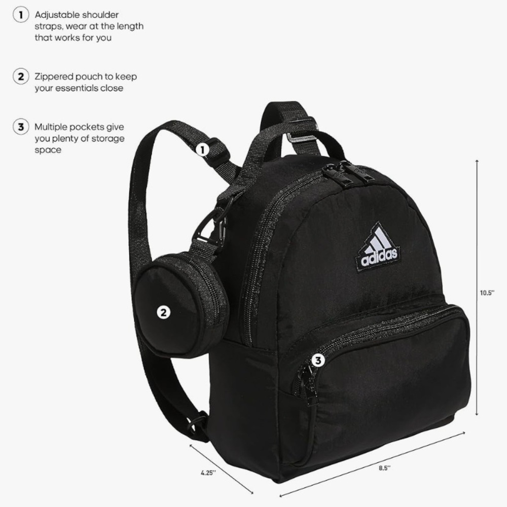Price is final NWT adidas mini backpack ❤️❤️❤️ - Picture 2 of 5